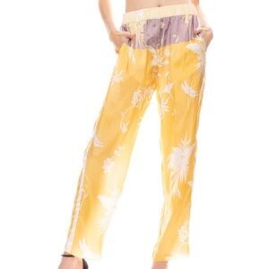 Forte_Forte Le Stampe Bougainvillea Pants Size XS